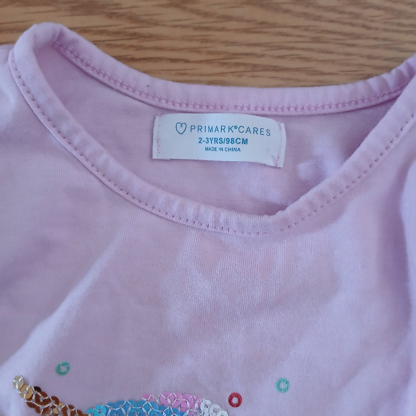 Primark/Penneys Pink Unicorn Dress Age 2-3