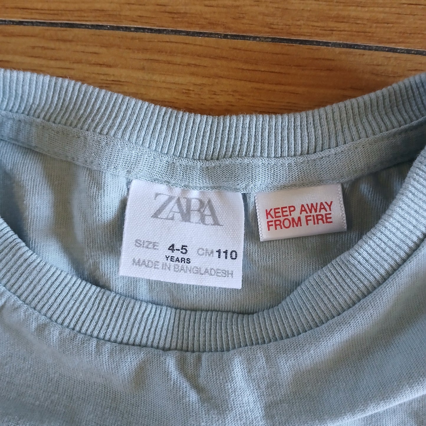 Zara Elephants T-Shirt Age 4-5
