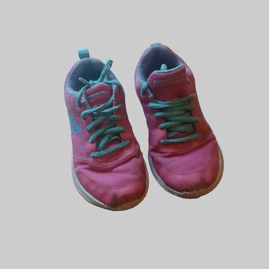 Skechers Pink Runners Trainers Size UK 12 EU 30