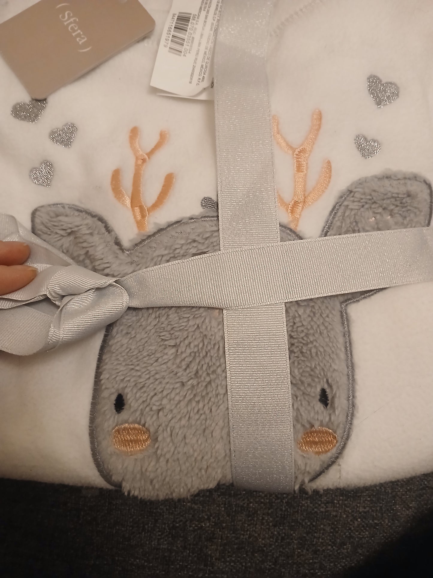 Sfera Fleece Reindeer Pyjamas Lounge Set Size L - Brand New