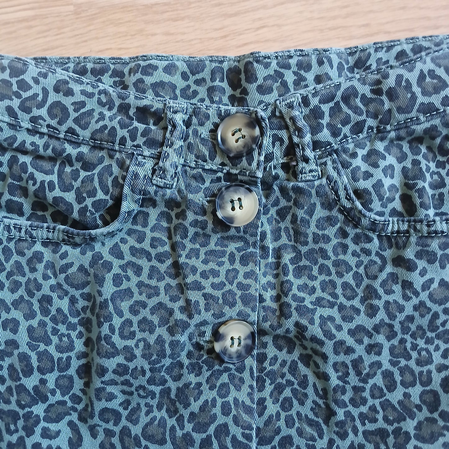 Dunnes Leopard Print Skirt Age 9