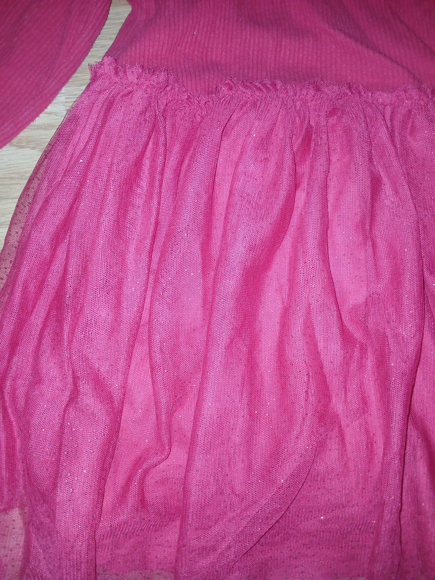 Red Dunnes Dress Age 6-7