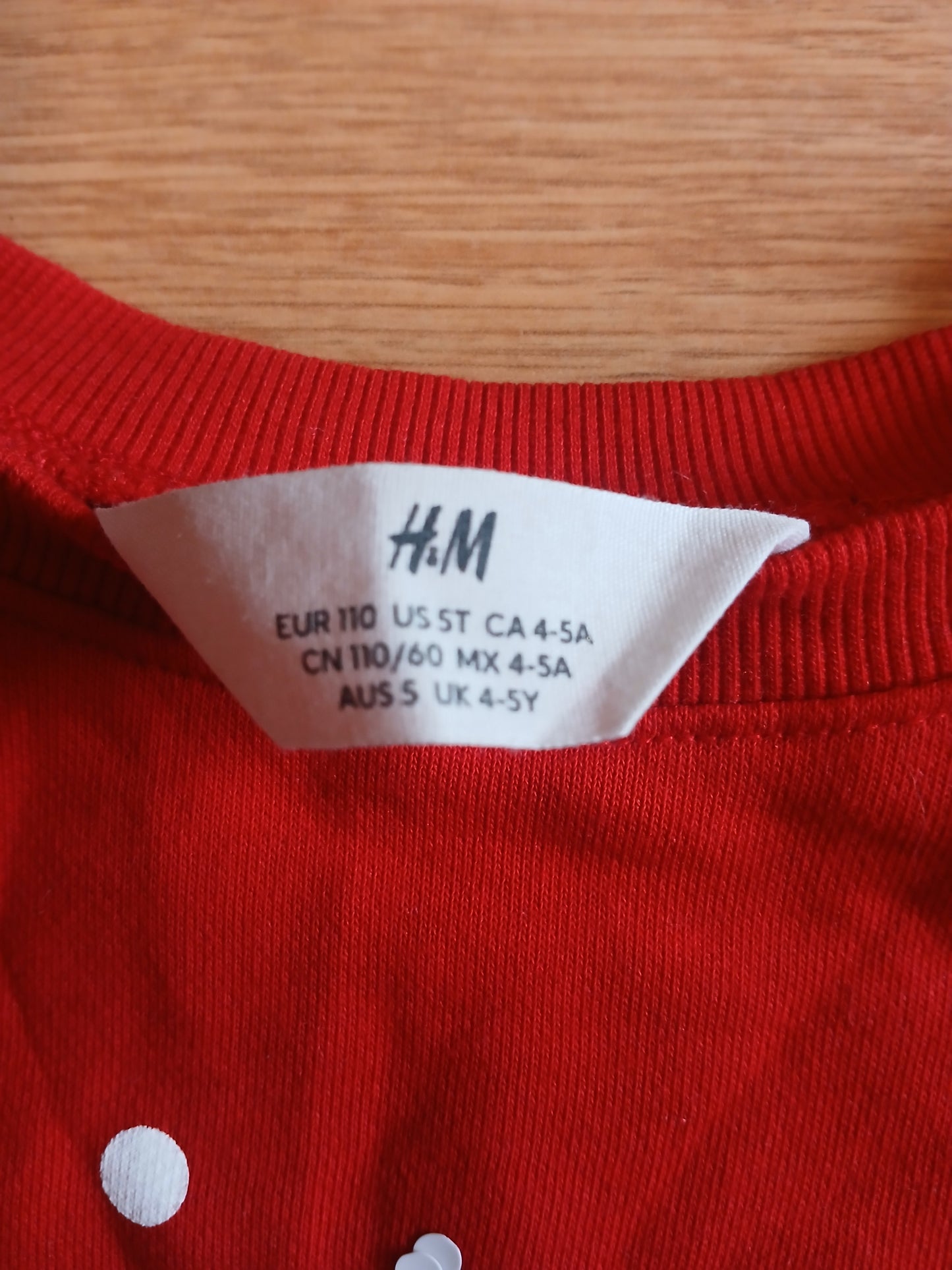 H&M Christmas Jumper/ Jumper Dress Age 4-5