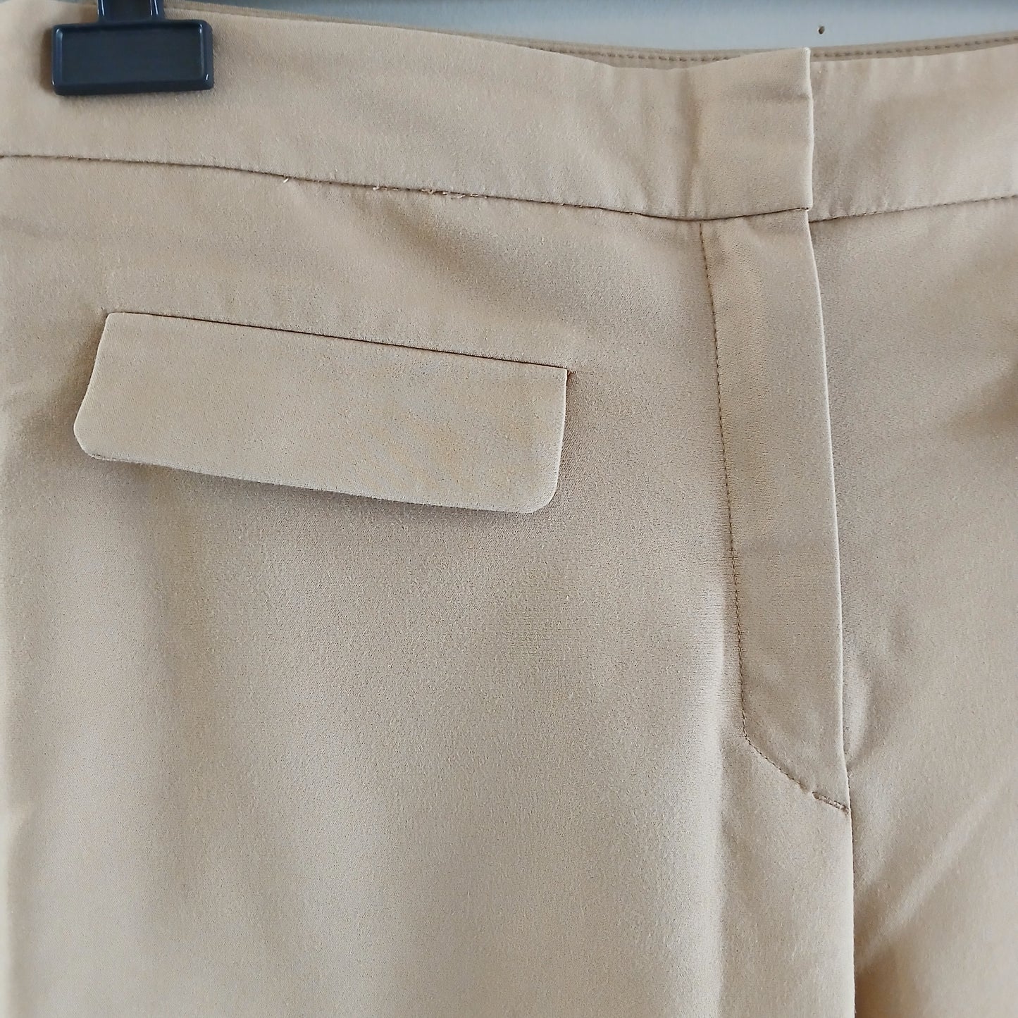 Mango Basics Tan Beige Trousers Size 8