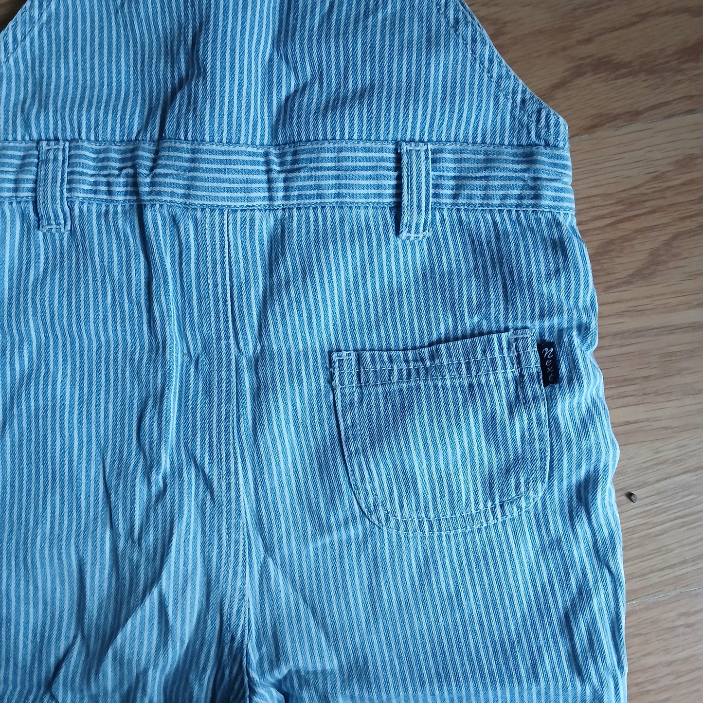 Next Blue Dungarees Age 9-12 months