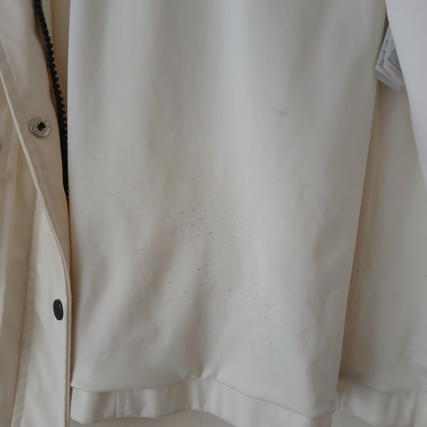 New Look White Rain Coat Size 10