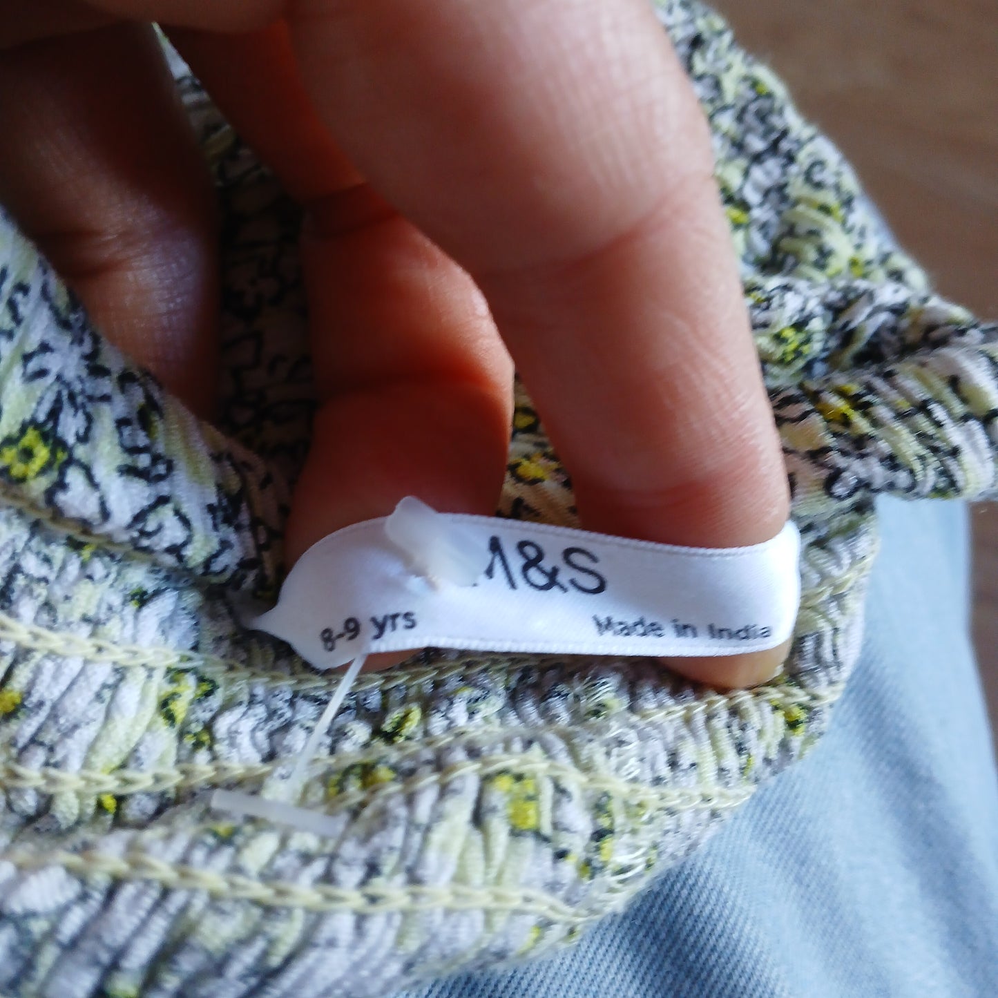 M&S Floral Skirt Age 8-9