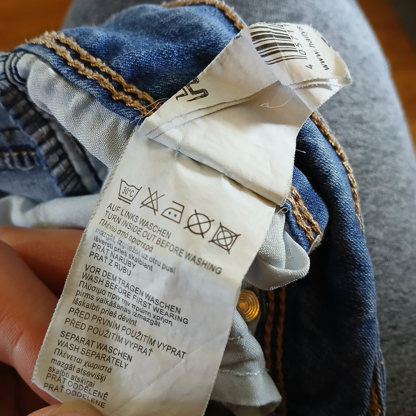 Hailys Denim Long Shorts Capri Jeans Size S/M