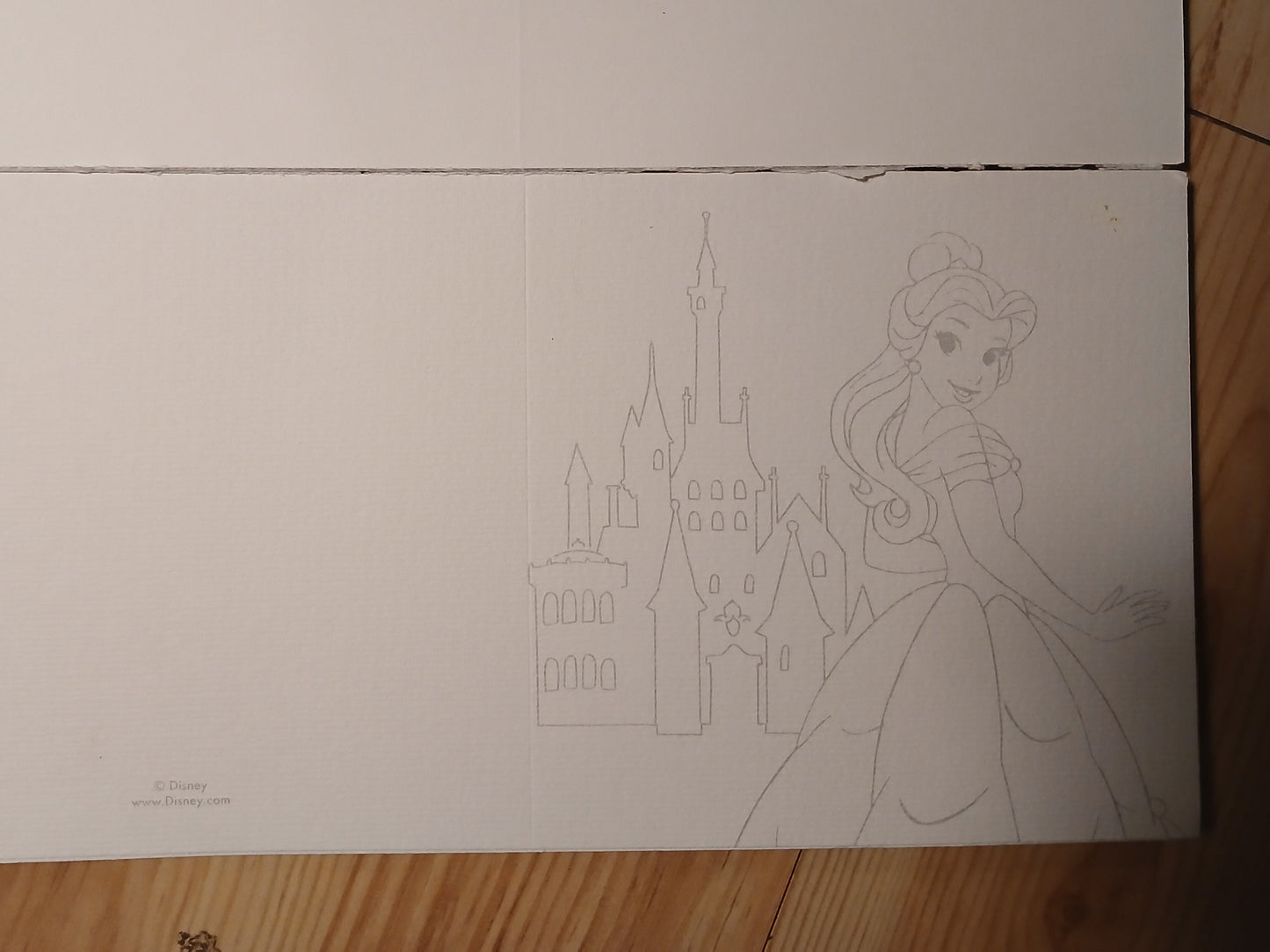 Disney Princess Watercolour Card Pad