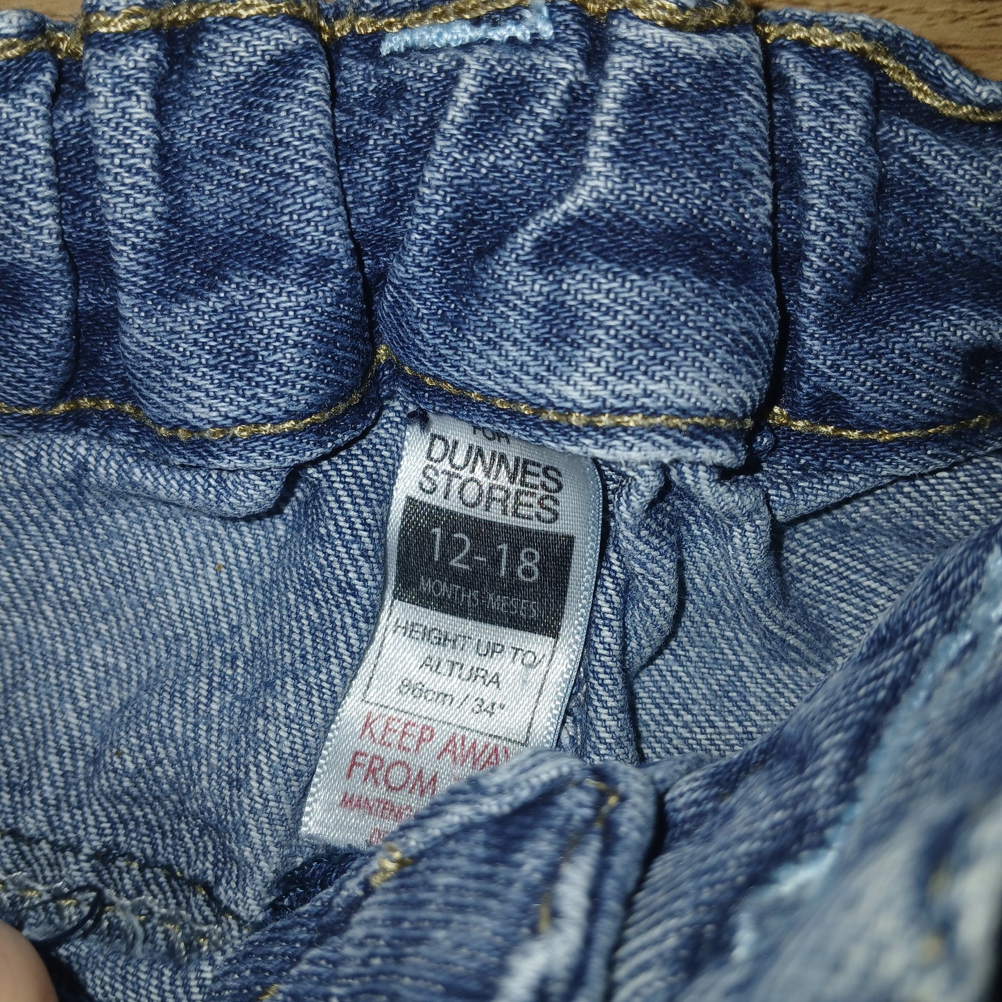 Dunnes Jeans Age 12-18 months