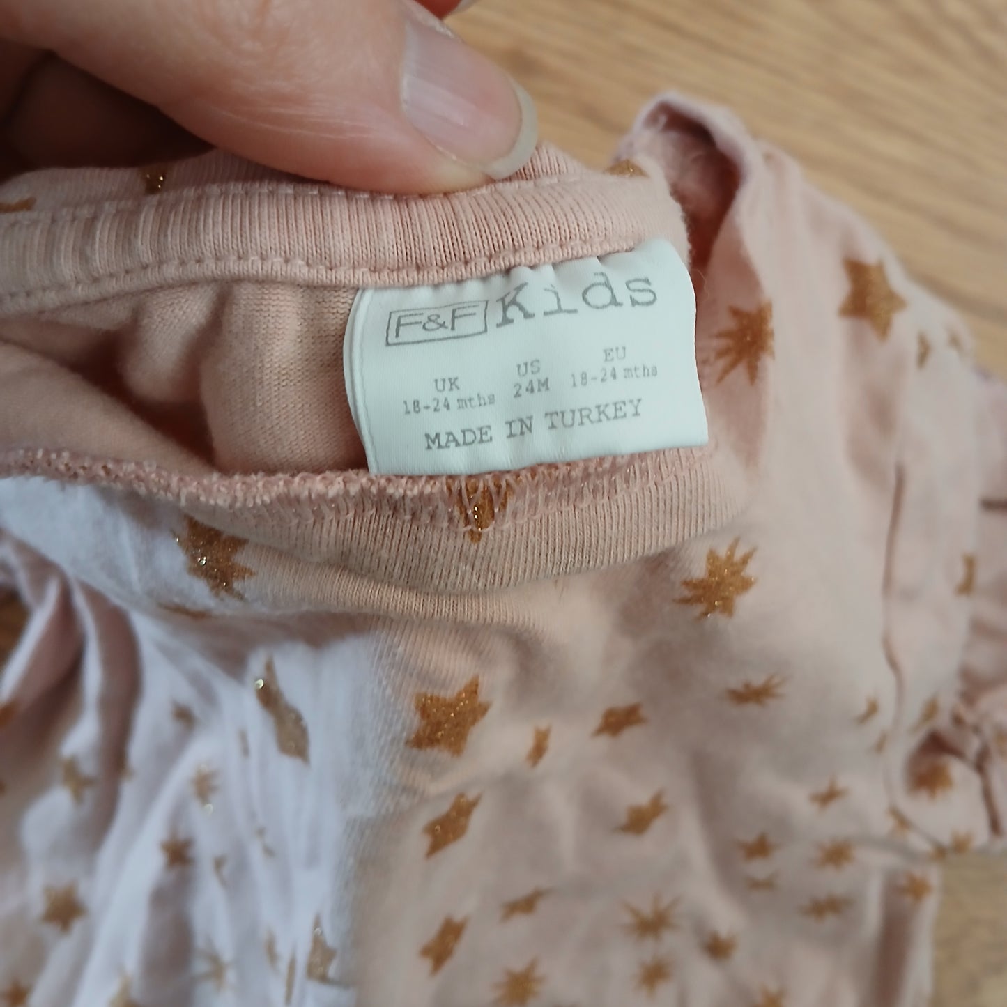 F&F Star 2-Piece Top and Leggings Age 18-24 months