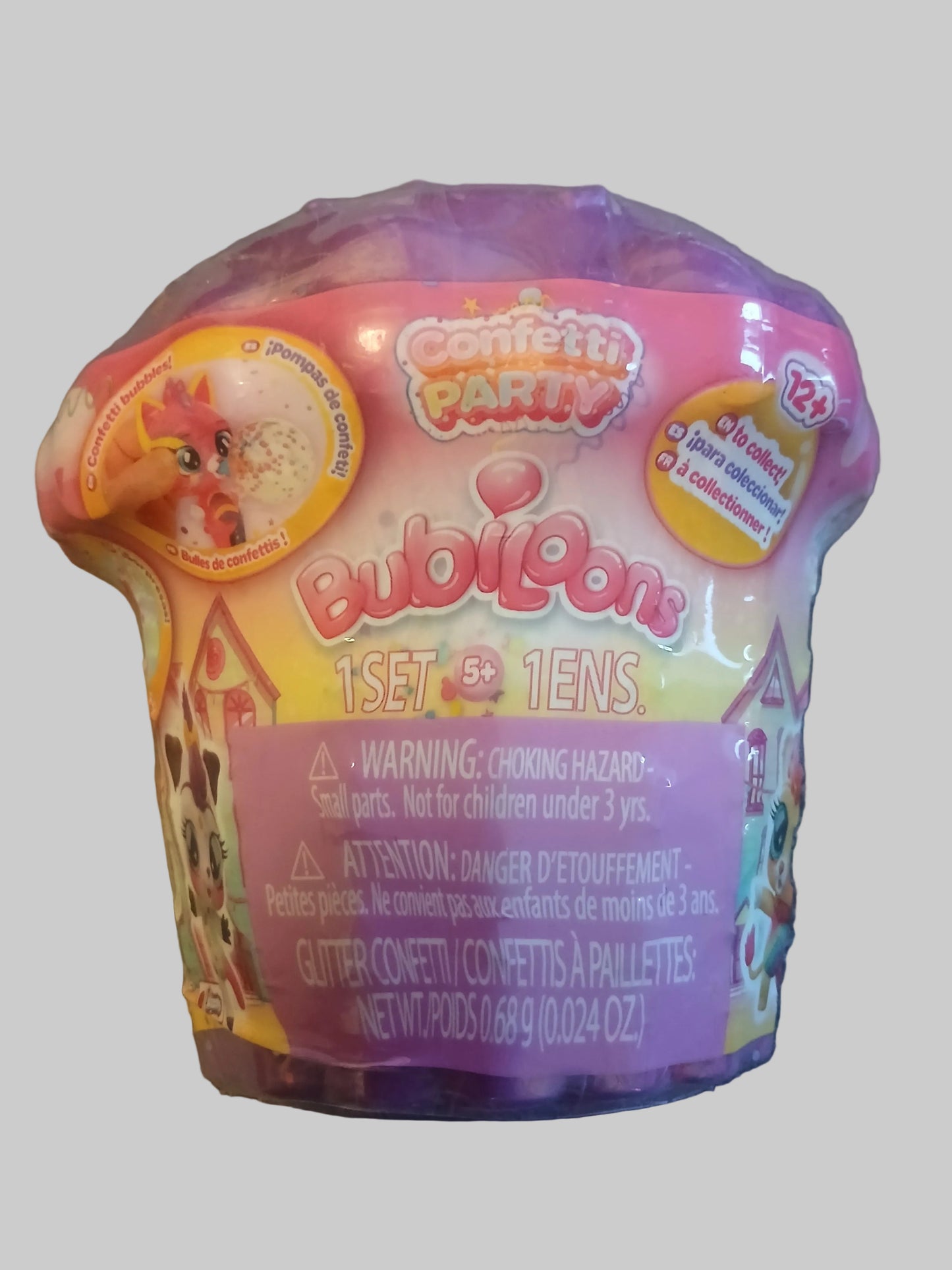 New Bubiloons Confetti Party Surprise Character
